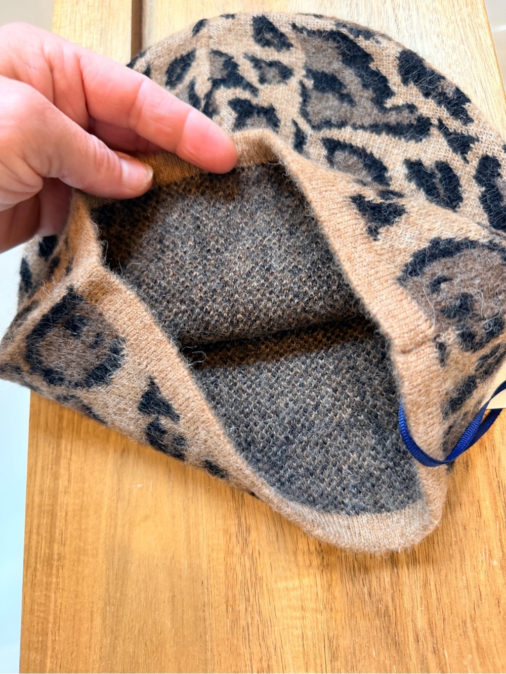 Clare V Beanie - Camel Jaguar baby alpaca wool NWT $95 - Picture 7 of 8
